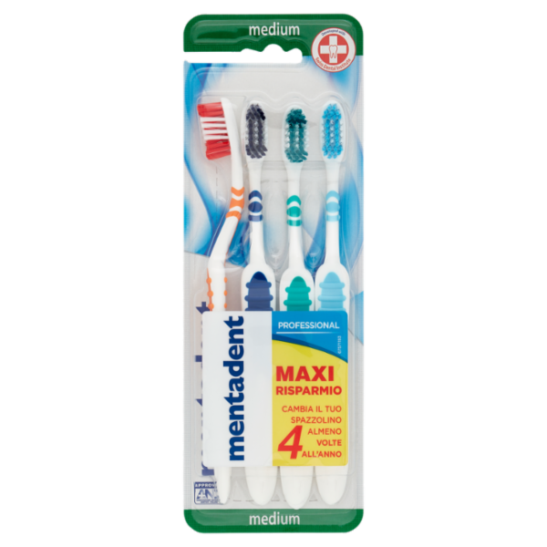 Mentadent Professional medium 4 pz