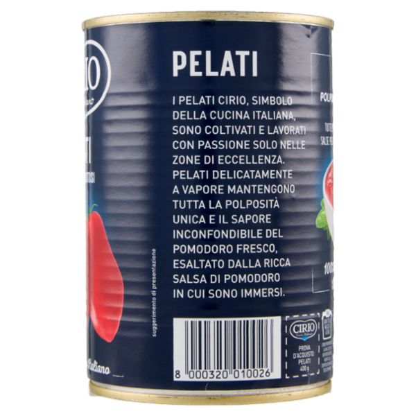 Cirio i Classici dal 1856 Pelati 400 g