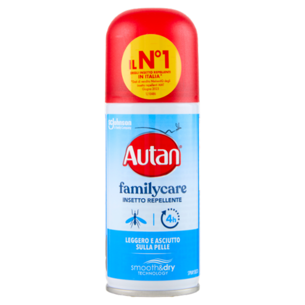 Autan Family Care Spray Secco Insetto Repellente e Antizanzare, 100ml