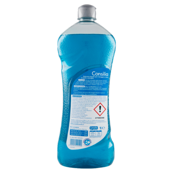 Consilia Detersivo per Stoviglie Menta e Limone 1 L