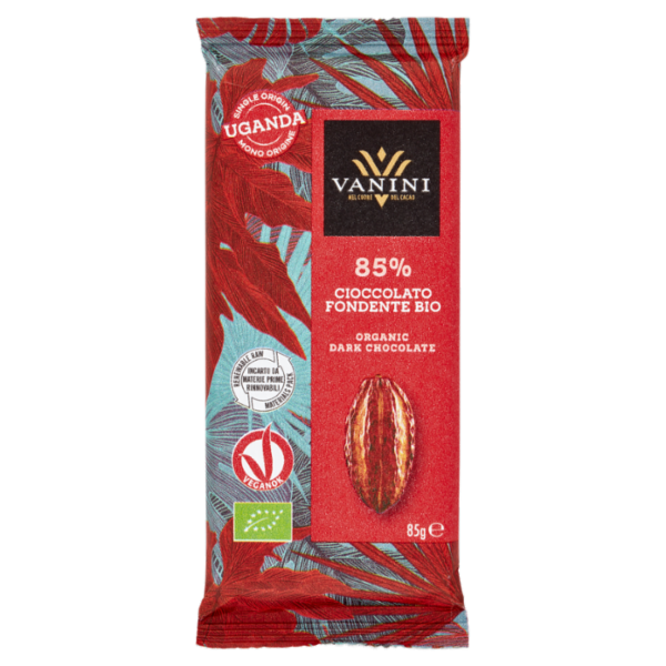 Vanini Mono Origine Uganda 85% Cioccolato Fondente Bio 85 g