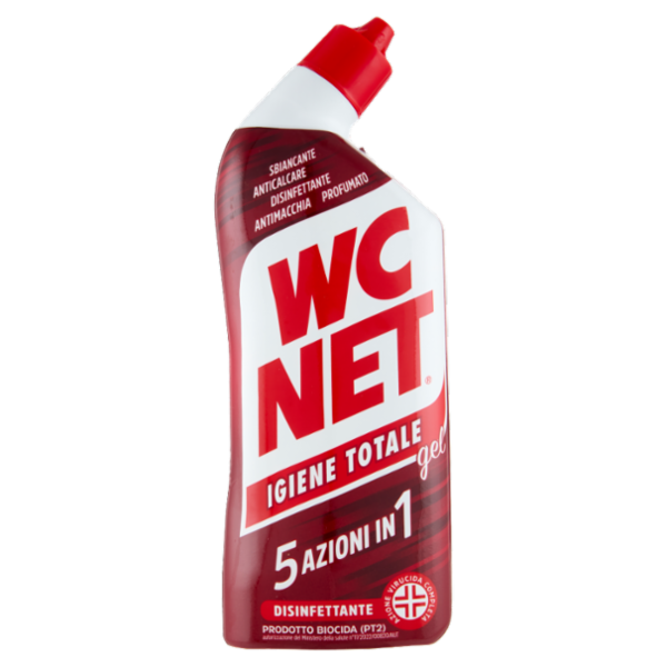 Wc Net - Igiene Totale Gel per Sanitari e Superfici, Pulitore Liquido per Wc, 800 ml