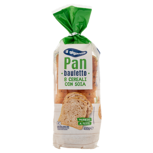 IL GIGANTE Pan bauletto 8 Cereali con Soia 400 g