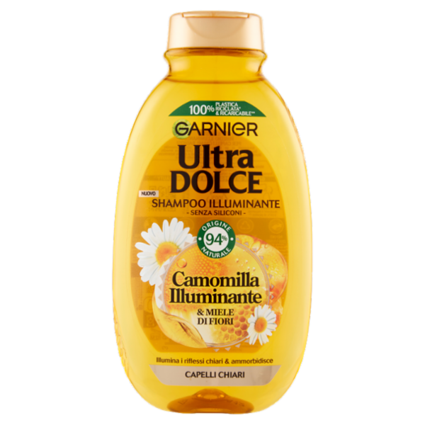 Garnier Shampoo Ultra Dolce Camomilla & Miele di Fiori Shampoo Illuminante 250 ml