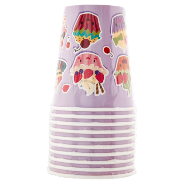 Smart PerLa Festa Bicchieri in cartoncino 25 cl 10 pz