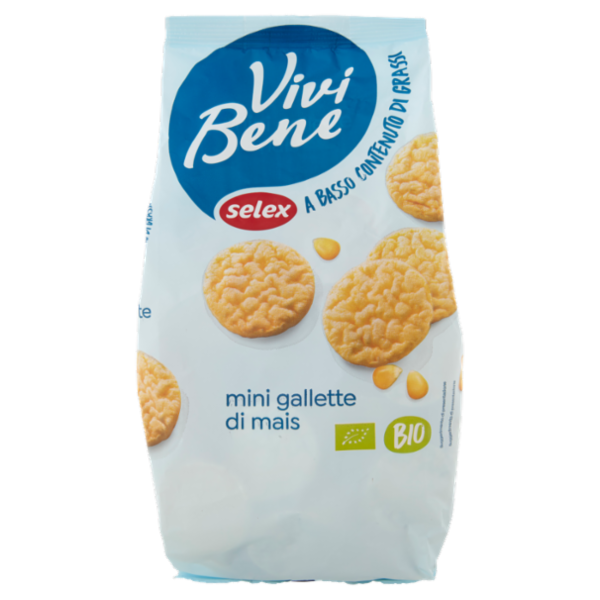 Selex Vivi Bene Mini Gallette di Mais Biologiche 150 g