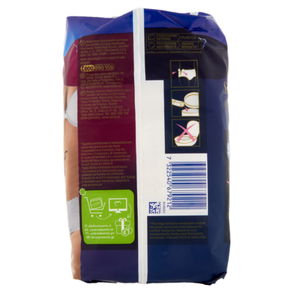 Tena Silhouette Blanc Vita Bassa Normal L 5 pz