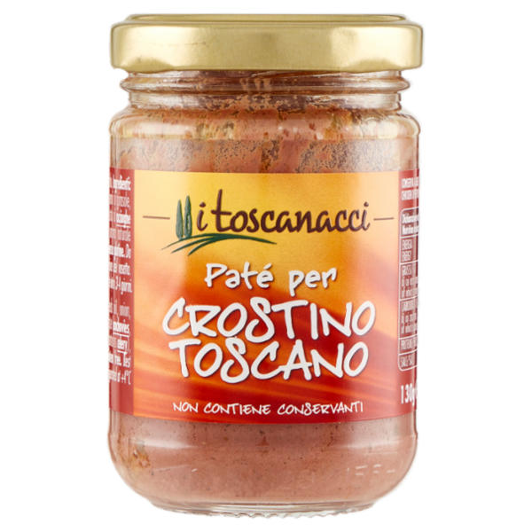 I toscanacci Patè per Crostino Toscano 130 g