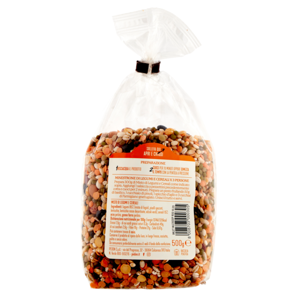 Dalla Buona Terra pedon Minestrone di legumi e cereali 500 g