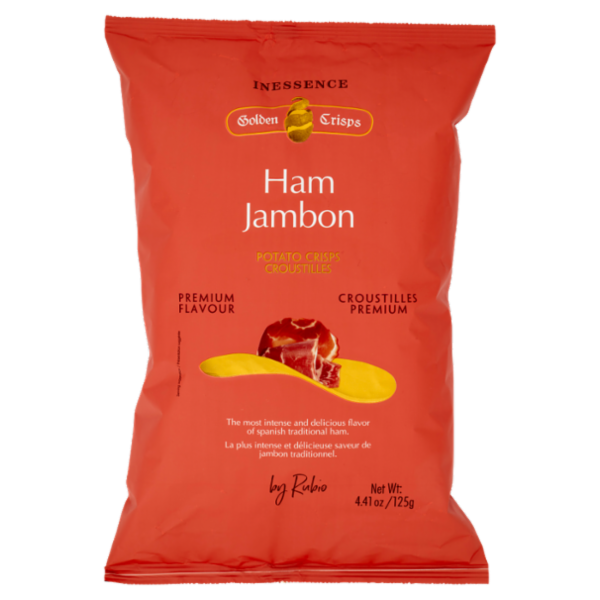 Inessence Ham Potato Crisps 125 g