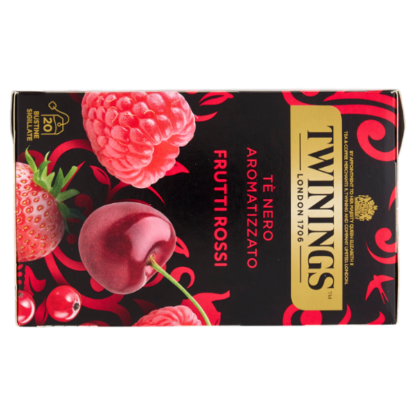 Twinings Tè nero aromatizzato Frutti Rossi 20 x 2 g