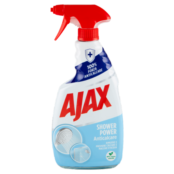 Ajax detersivo Spray Shower Power anticalcare per doccia 600 ml