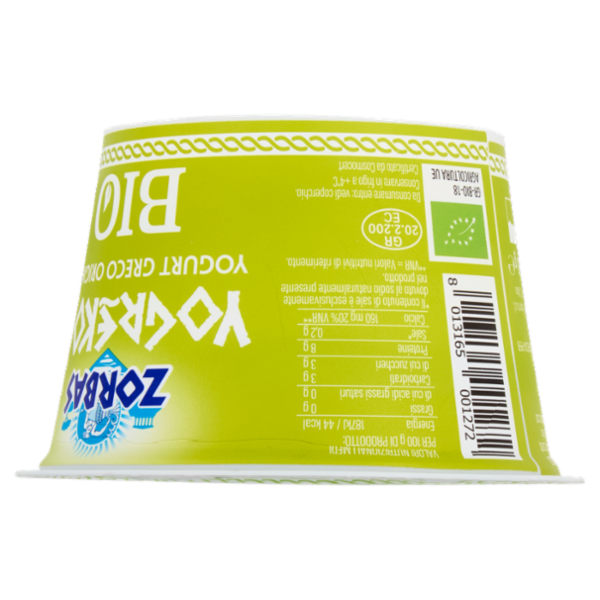 Zorbas Yogreko Bio 0% di Grassi 150 g