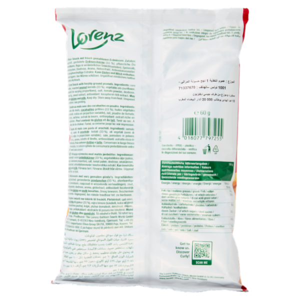 Lorenz Snack-World Curly Classic 60 g