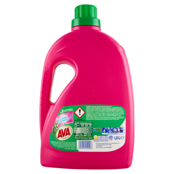 Ava Detersivo lavatrice Esplosione di Primavera 36 lavaggi 1,8 L