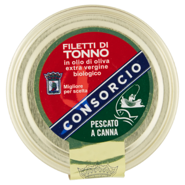 Consorcio Filetti di Tonno in olio di oliva extra vergine biologico 195 g