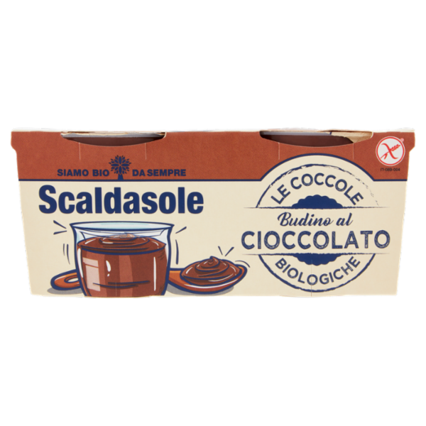 Scaldasole le Coccole Biologiche Budino al Cioccolato 2 x 115 g