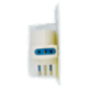 Selex Adattatore Pluristandard Spina 10A + 2 Prese 10A(Ita) + 1 Presa Tedesca Bianco