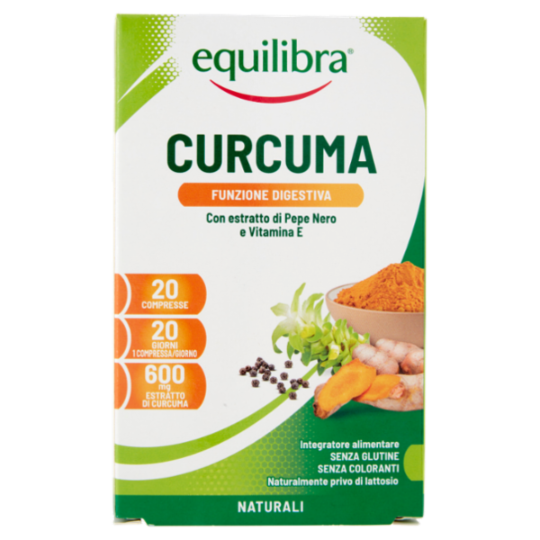 equilibra Curcuma Funzione Digestiva 20 Compresse 18,18 g
