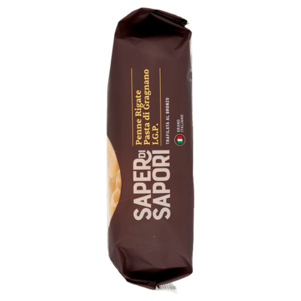 Selex Saper di Sapori Pasta di Semola di Gragnano I.G.P. Penne Rigate 500 g