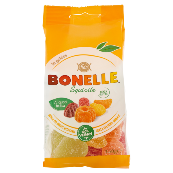 Bonelle le gelées Squisite ai gusti frutta 150 g