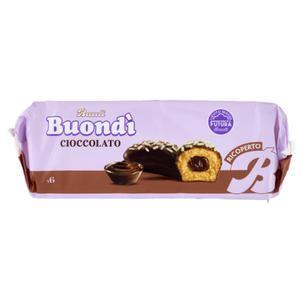 Bauli Buondì l'Originale Ricoperto Cioccolato 6 x 46 g