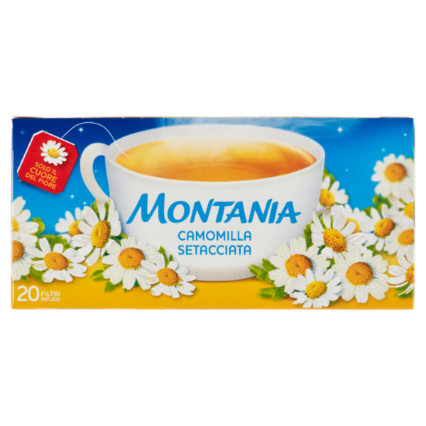 Montania Camomilla Setacciata 20 Filtri Infuso 35 g