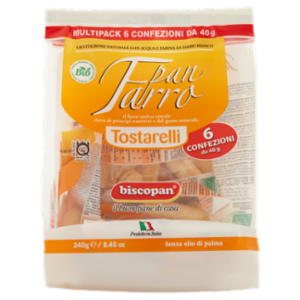 Biscopan Pan Farro Tostarelli Bio 6 x 40 g