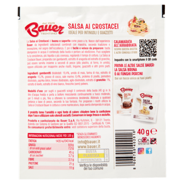 Bauer Salsa ai Crostacei 40 g