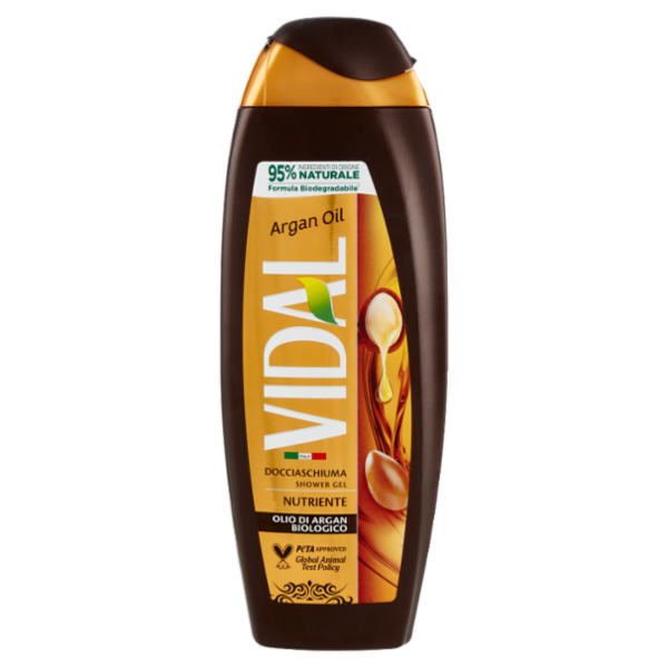 Vidal Argan Oil Docciaschiuma Olio di Argan Biologico 250 ml