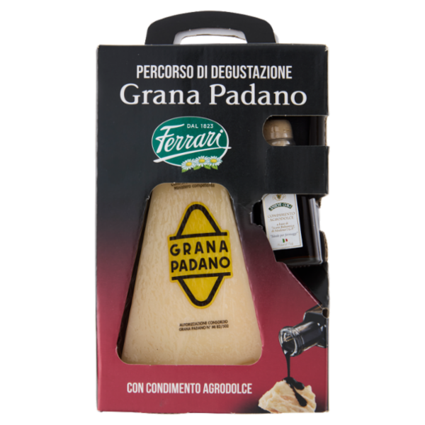 Ferrari Grana Padano DOP 400g con condimento balsamico