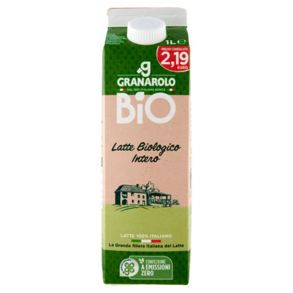 Granarolo Bio Latte Biologico Intero 1 L