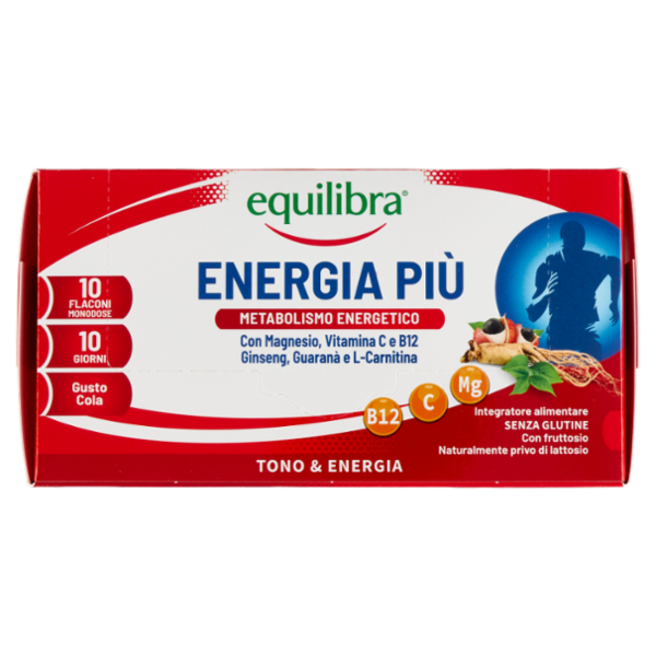 equilibra Energia Più Metabolismo Energetico 10 Flaconi Monodose 150 ml