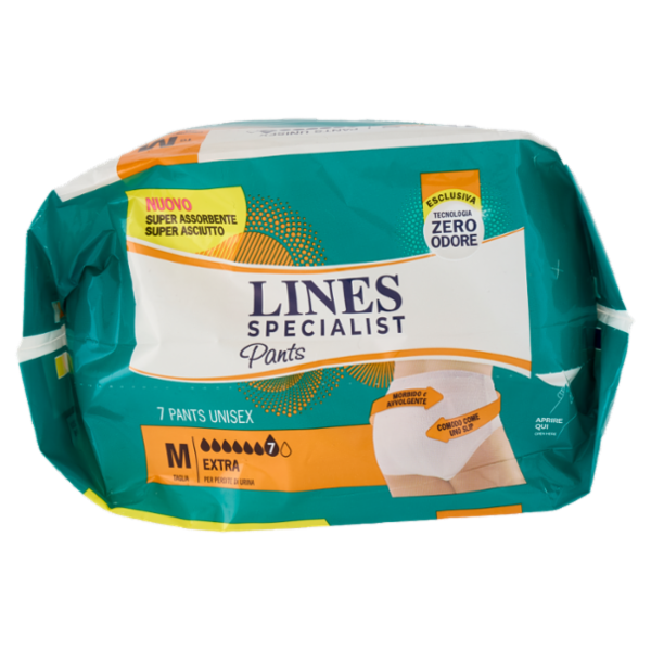 Lines Specialist Unisex Extra Pants Ipoallergenici Tg. M 7 pz