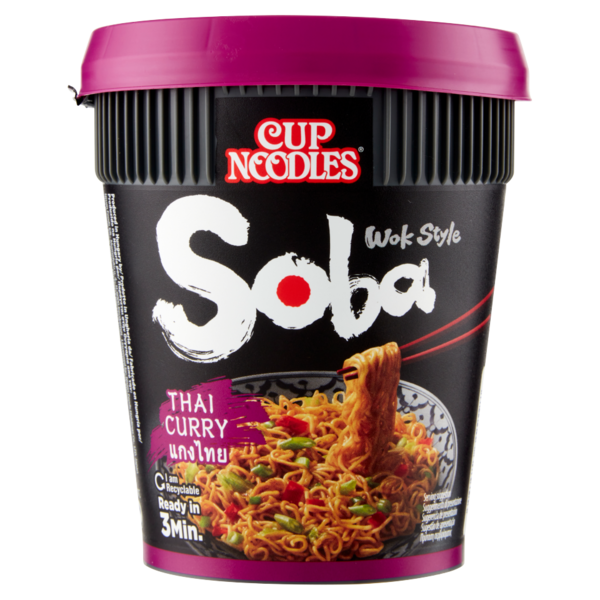 Cup Noodles Soba Wok Style Thai Curry 87 g