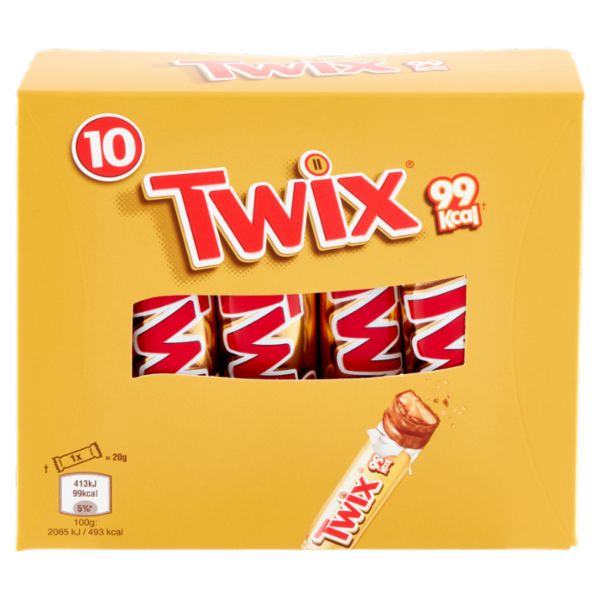 Twix 99 Kcal° 10 x 20 g