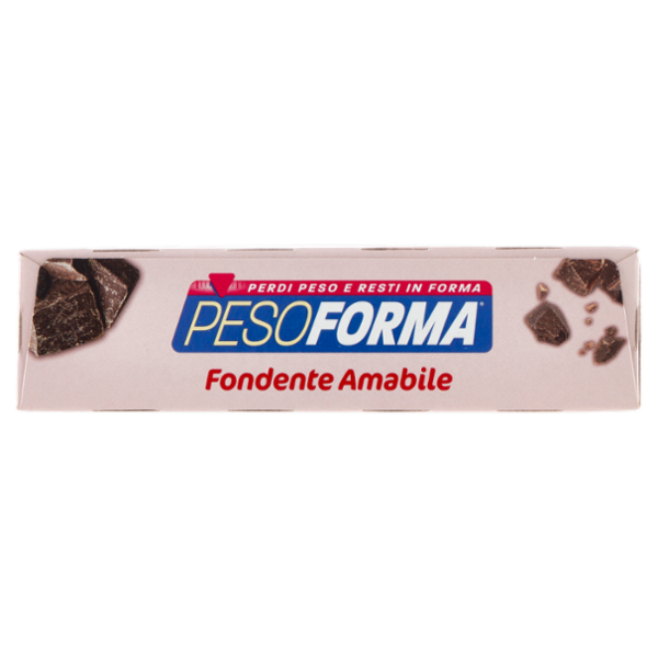 Pesoforma Fondente Amabile, sostitutivo del pasto ricco di fibre, 236kcal per pasto, 12 x 31 g