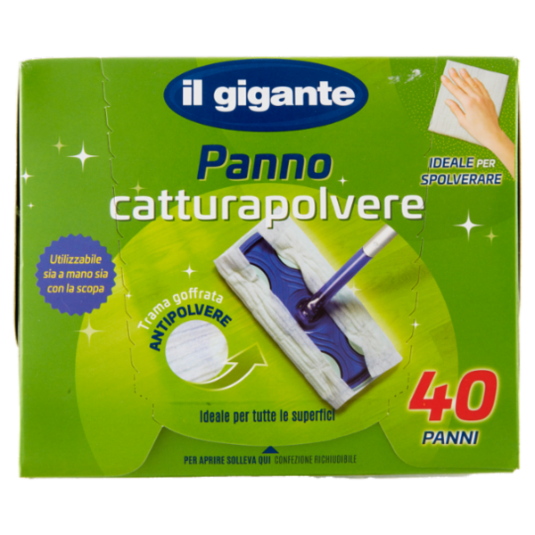 IL GIGANTE Panno catturapolvere 40 Panni