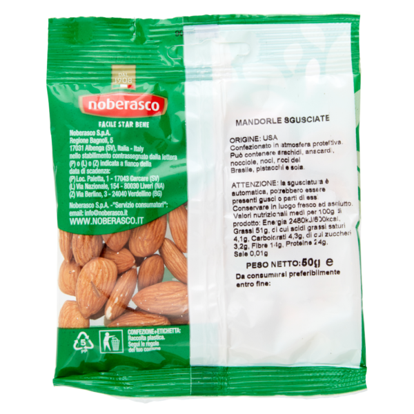 noberasco € 0,99 Mandorle Sgusciate 50 g
