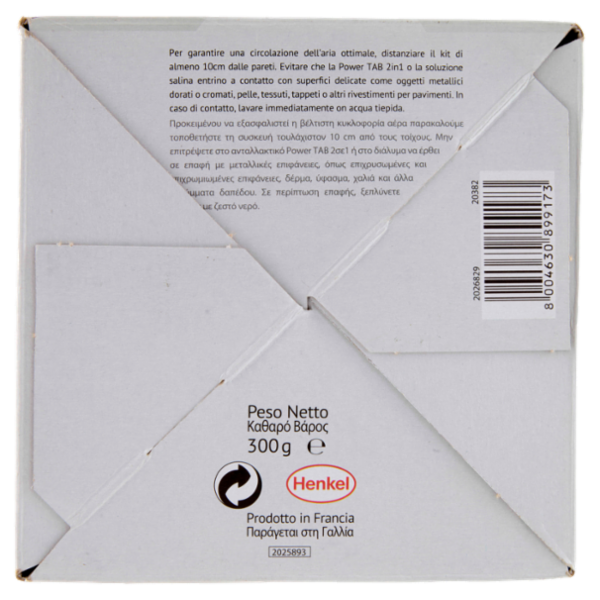 ARIASANA Power Tab Kit Micro Perla 300 g