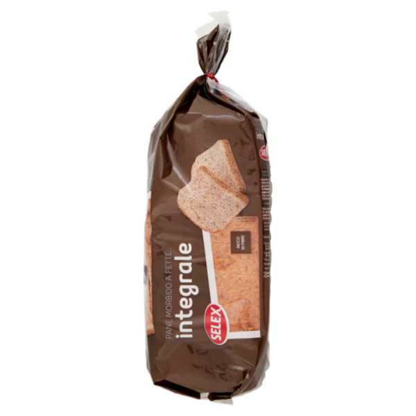 Selex Pane Morbido Integrale a Fette 400 g