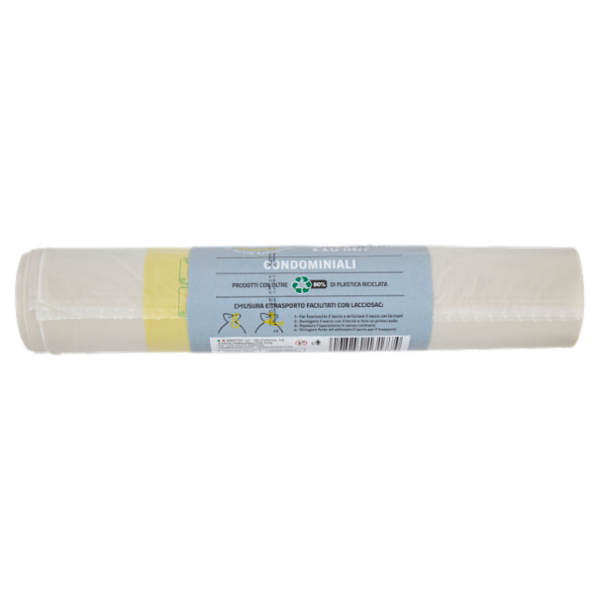 virosac Lacciosac Condominio con Laccio di Chiusura Brevettato 70x110 110l 10 pz
