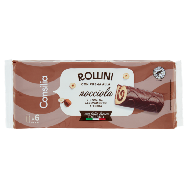Consilia Rollini con Crema alla Nocciola 6x37 g