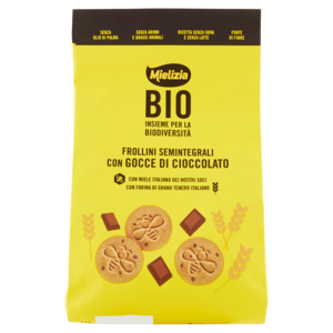 Mielizia Bio Frollini Semintegrali Con Gocce Di Cioccolato 300 g