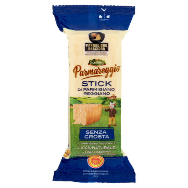 Parmareggio Stick di Parmigiano Reggiano DOP Senza Crosta 125 g