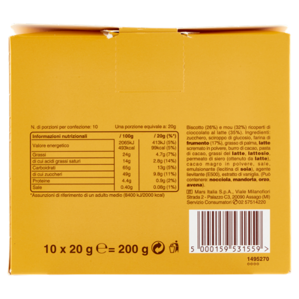 Twix 99 Kcal° 10 x 20 g