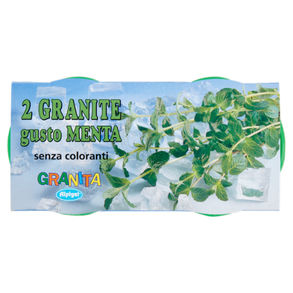 Alpigel Granite gusto Menta senza coloranti 2 x 135 g
