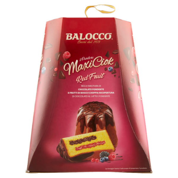 Balocco il Pandoro MaxiCiok Red Fruit 800 g