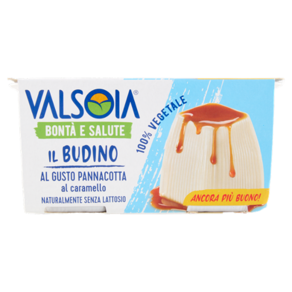 Valsoia Bontà e Salute il Budino Gusto Panna Cotta al caramello 2 x 115 g