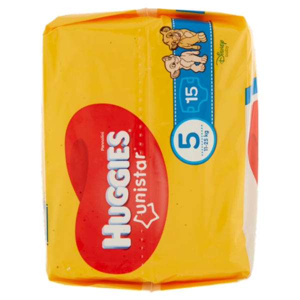 Huggies unistar Pannolini 5 11-25 Kg 15 pz